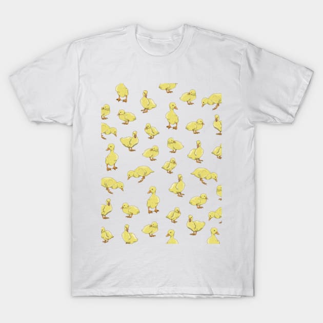 Duckling Pattern T-Shirt by mailboxdisco